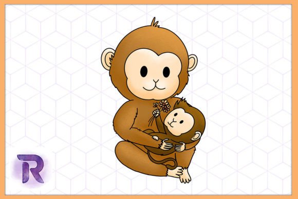 Celebrate with Style: The Monkey Mama Animal Mother's Day Font