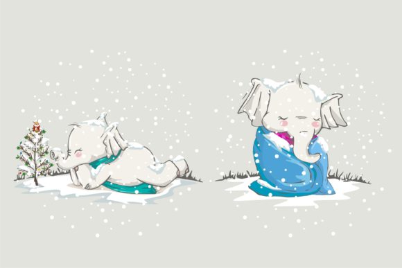Christmas Cute Animal in Xmast Winter: Festive Design Files