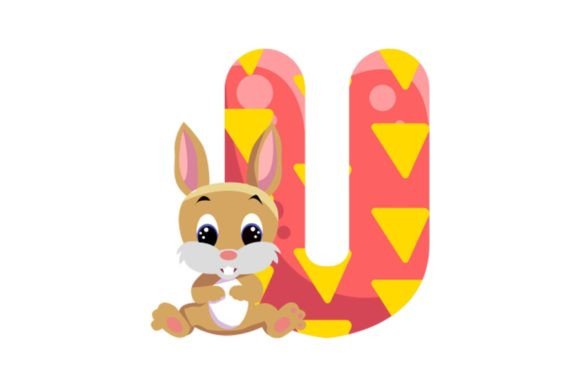 Designing with Personality: The Cute Animal Alphabet U Cliparts