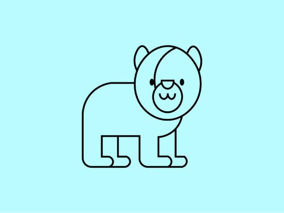 Kawaii Animal Capybara Line Background: A Versatile Design Asset