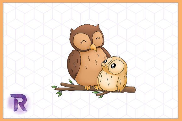 Owl Mama Animal Mother's Day: A Cutting File for Your Crafts