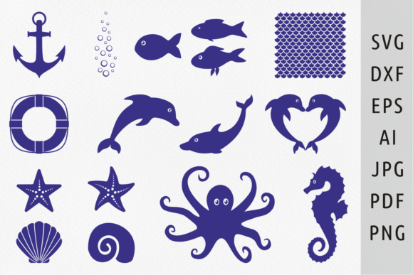Sea World Svg: Ocean-Themed Vector Art for Crafters