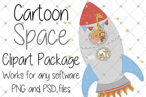 Space Animal Clipart: The Playful Design Asset for Any Product