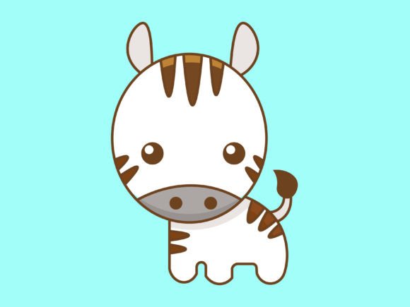 The Kawaii Animal Zebra Icon: Your Key to Playful Branding