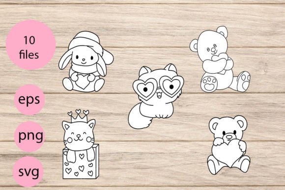 Unleashing Adorable Charm with the Cute Love Animal Bundle